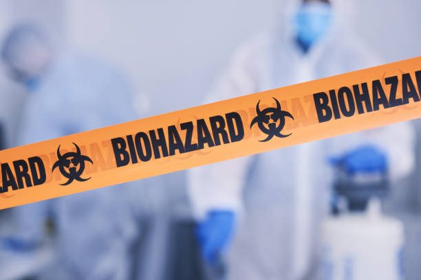 Professional Biohazard Cleanup technician working in Post Falls, ID